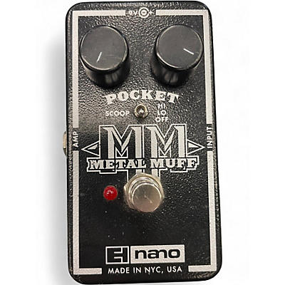 Used Electro-Harmonix Nano Pocket Metal Muff Distortion Effect Pedal