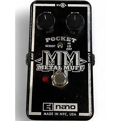 Used Electro-Harmonix Nano Pocket Metal Muff Distortion Effect Pedal