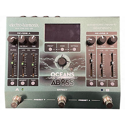 Used Electro-Harmonix OCEAN ABYSS Effect Pedal