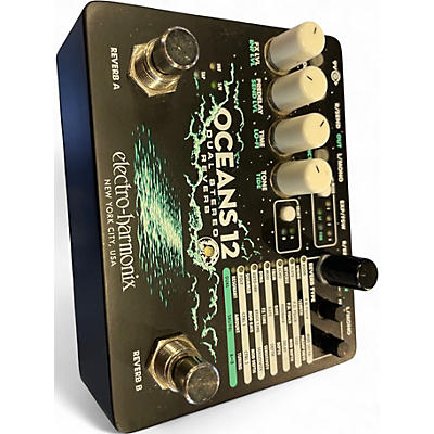 Used Electro-Harmonix OCEANS 12 REVERB Effect Pedal