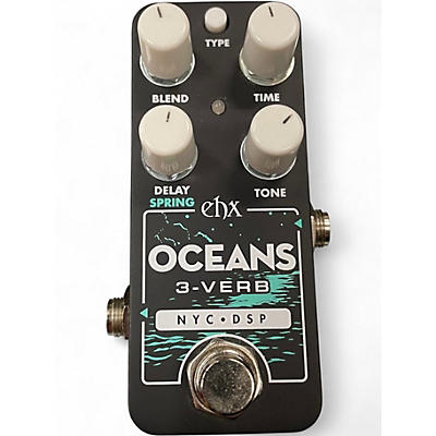 Used Electro-Harmonix OCEANS 3 VERB Effect Pedal