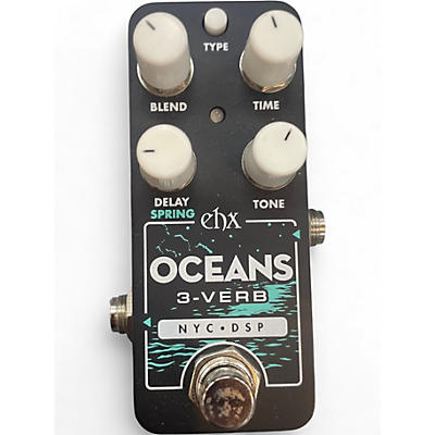 Used Electro-Harmonix OCEANS 3 VERB Effect Pedal