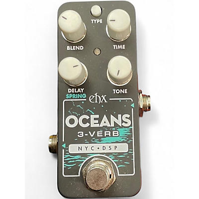 Used Electro-Harmonix OCEANS 3 VERB Effect Pedal