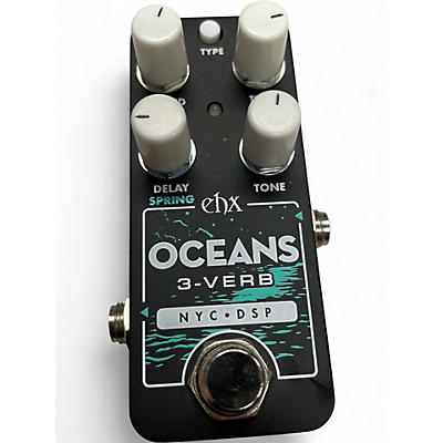 Used Electro-Harmonix OCEANS 3 VERB Effect Pedal