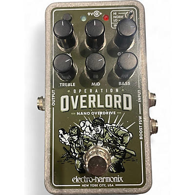 Used Electro-Harmonix OPERATION OVERLORD Effect Pedal