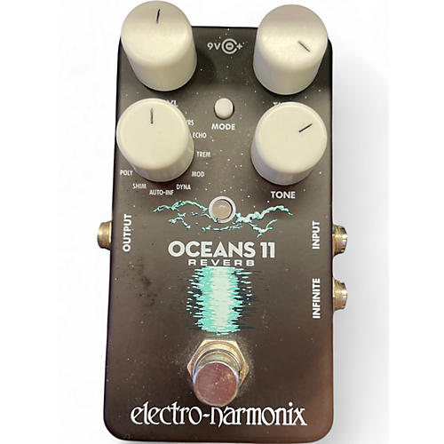 Electro-Harmonix Used Electro-Harmonix Oceans 11  Reverb Effect Pedal