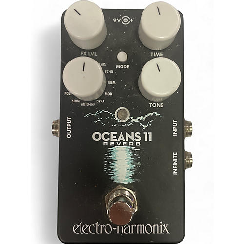 Used Electro-Harmonix Oceans 11  Reverb Effect Pedal