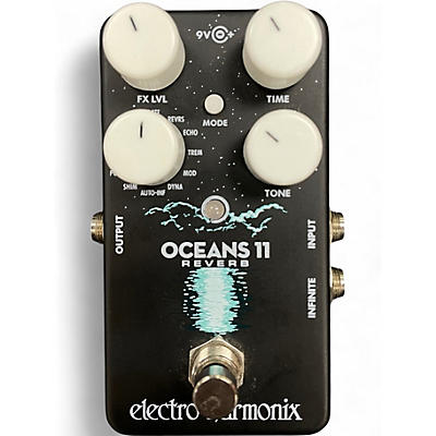 Used Electro-Harmonix Oceans 11  Reverb Effect Pedal