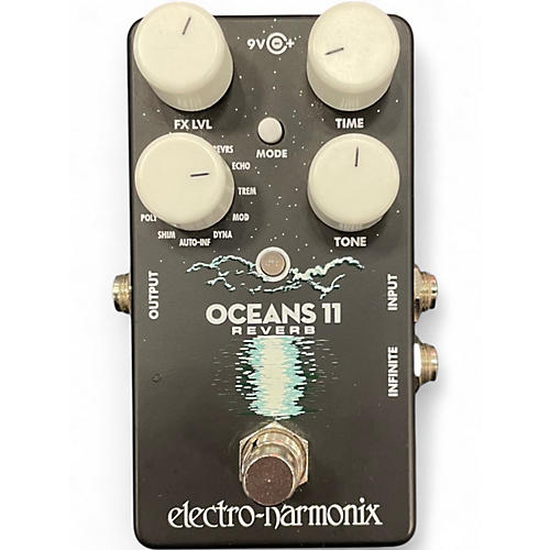 Used Electro-Harmonix Oceans 11  Reverb Effect Pedal