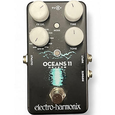 Used Electro-Harmonix Oceans 11  Reverb Effect Pedal