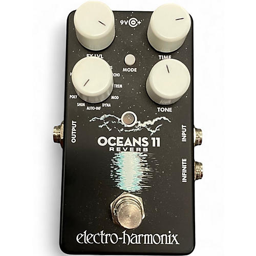 Used Electro-Harmonix Oceans 11  Reverb Effect Pedal