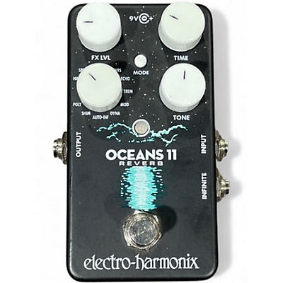 Used Electro-Harmonix Oceans 11  Reverb Effect Pedal