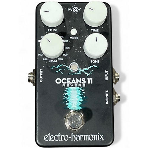 Used Electro-Harmonix Oceans 11  Reverb Effect Pedal