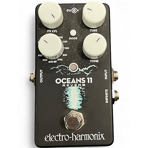 Used Electro-Harmonix Oceans 11  Reverb Effect Pedal