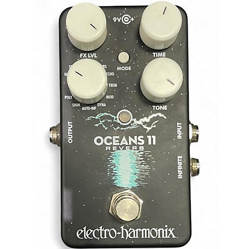 Used Electro-Harmonix Oceans 11  Reverb Effect Pedal
