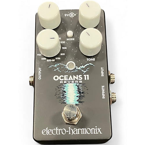 Used Electro-Harmonix Oceans 11  Reverb Effect Pedal