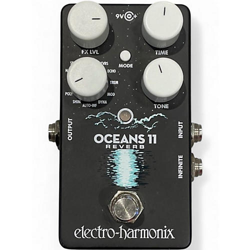 Used Electro-Harmonix Oceans 11  Reverb Effect Pedal