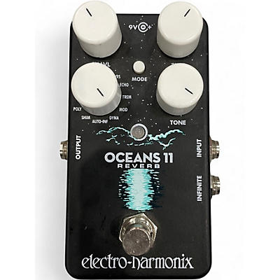 Used Electro-Harmonix Oceans 11  Reverb Effect Pedal