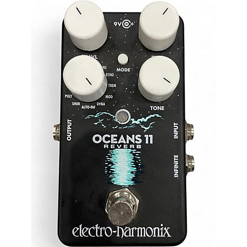 Used Electro-Harmonix Oceans 11  Reverb Effect Pedal