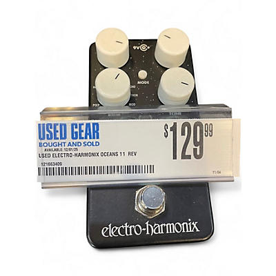 Used Electro-Harmonix Oceans 11  Reverb Effect Pedal