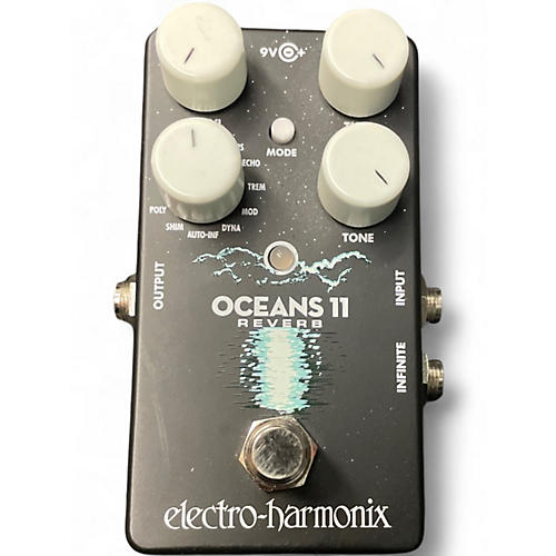Used Electro-Harmonix Oceans 11  Reverb Effect Pedal