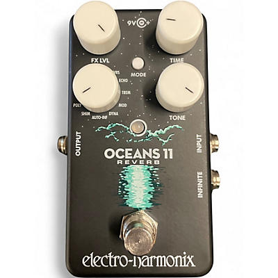 Used Electro-Harmonix Oceans 11  Reverb Effect Pedal
