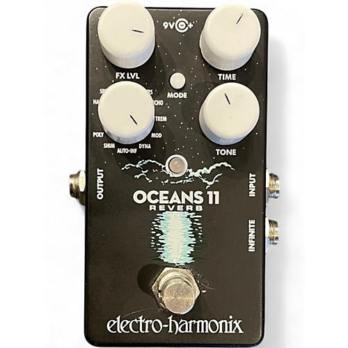 Used Electro-Harmonix Oceans 11  Reverb Effect Pedal