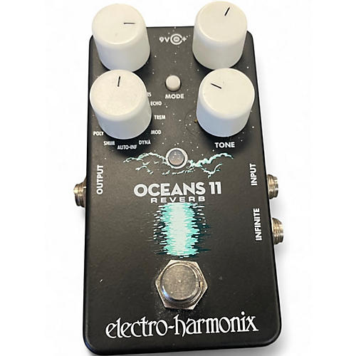 Used Electro-Harmonix Oceans 11  Reverb Effect Pedal