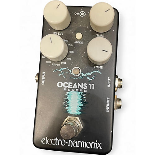 Used Electro-Harmonix Oceans 11  Reverb Effect Pedal