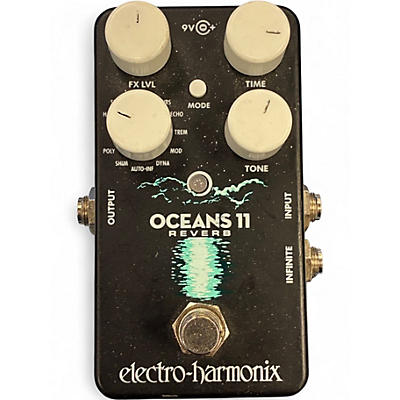 Used Electro-Harmonix Oceans 11  Reverb Effect Pedal