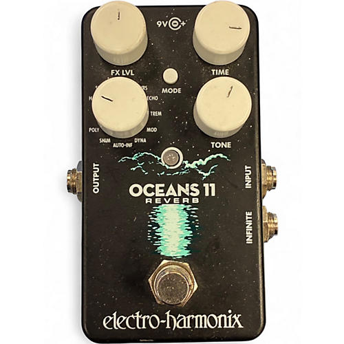 Used Electro-Harmonix Oceans 11  Reverb Effect Pedal
