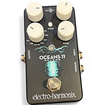 Used Electro-Harmonix Oceans 11  Reverb Effect Pedal