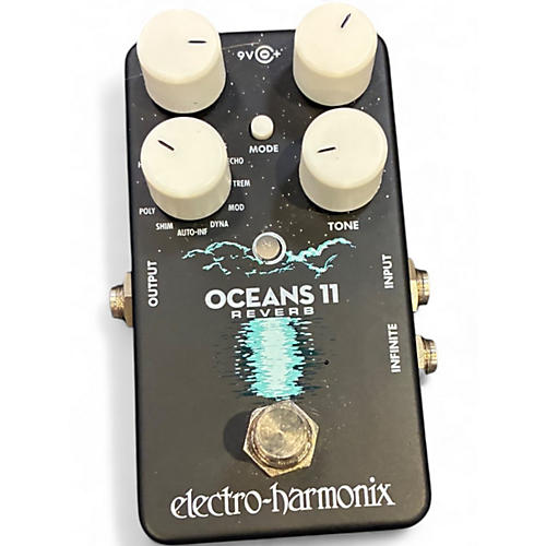 Used Electro-Harmonix Oceans 11  Reverb Effect Pedal