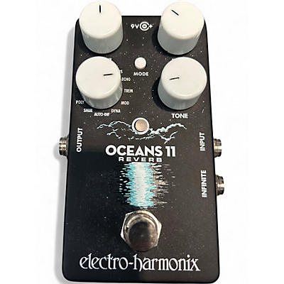 Used Electro-Harmonix Oceans 11  Reverb Effect Pedal