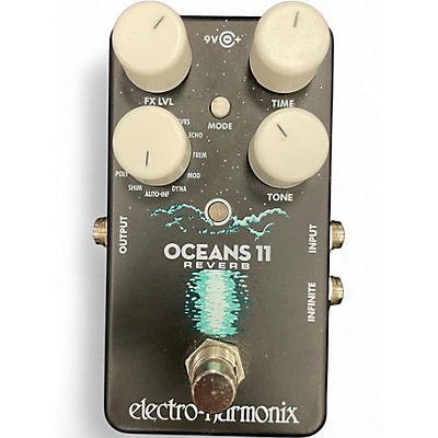 Used Electro-Harmonix Oceans 11  Reverb Effect Pedal