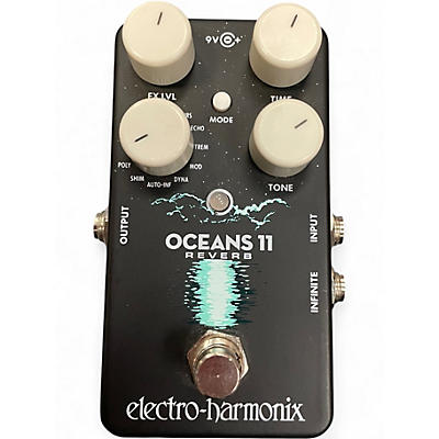 Used Electro-Harmonix Oceans 11  Reverb Effect Pedal