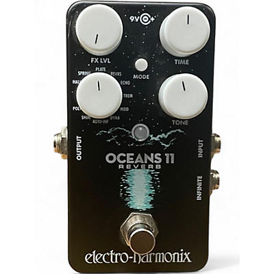 Used Electro-Harmonix Oceans 11  Reverb Effect Pedal
