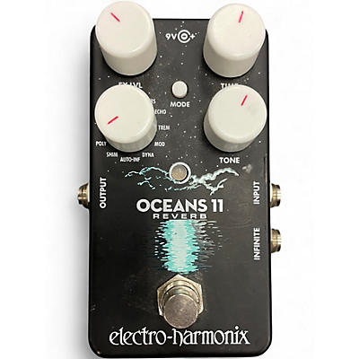 Used Electro-Harmonix Oceans 11  Reverb Effect Pedal