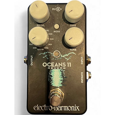 Used Electro-Harmonix Oceans 11  Reverb Effect Pedal