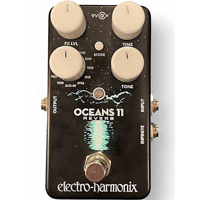 Used Electro-Harmonix Oceans 11  Reverb Effect Pedal