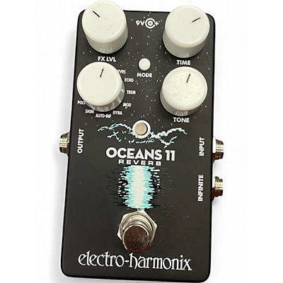 Used Electro-Harmonix Oceans 11  Reverb Effect Pedal