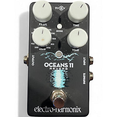 Used Electro-Harmonix Oceans 11  Reverb Effect Pedal