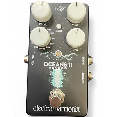 Used Electro-Harmonix Oceans 11  Reverb Effect Pedal