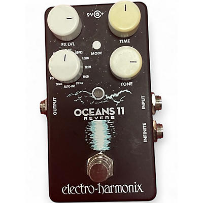 Used Electro-Harmonix Oceans 11  Reverb Effect Pedal