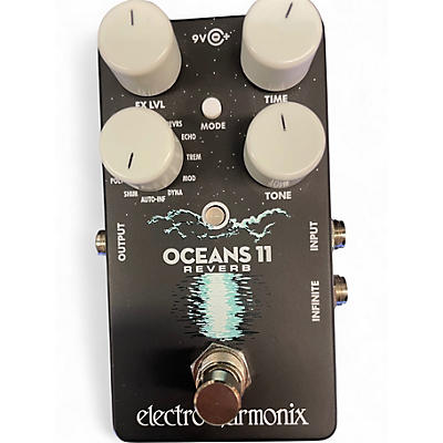 Used Electro-Harmonix Oceans 11  Reverb Effect Pedal