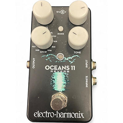 Used Electro-Harmonix Oceans 11  Reverb Effect Pedal