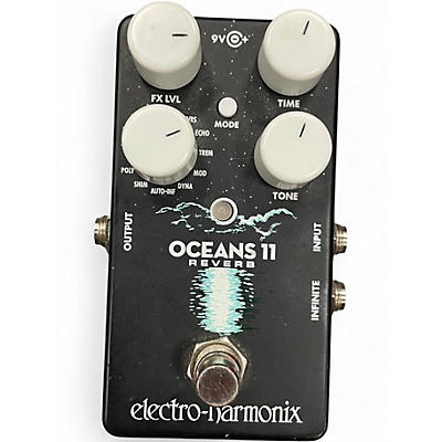 Used Electro-Harmonix Oceans 11  Reverb Effect Pedal