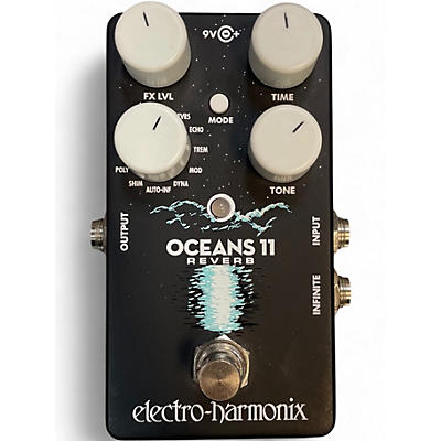 Used Electro-Harmonix Oceans 11  Reverb Effect Pedal