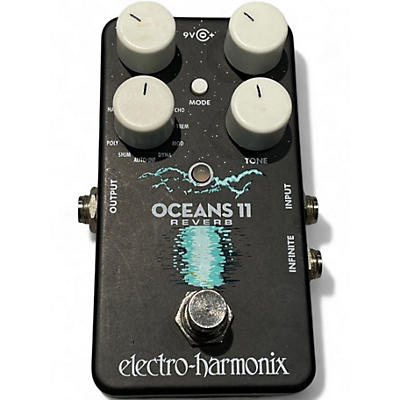 Used Electro-Harmonix Oceans 11  Reverb Effect Pedal