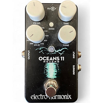 Used Electro-Harmonix Oceans 11  Reverb Effect Pedal